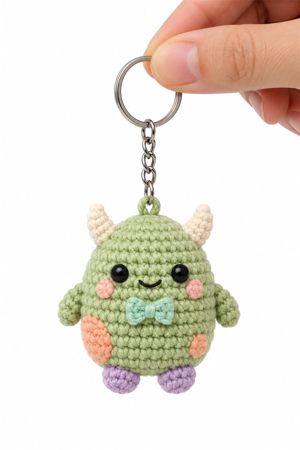 Amigurumi 779 Chaveiro Monstrinho Pistache - PDF Pattern