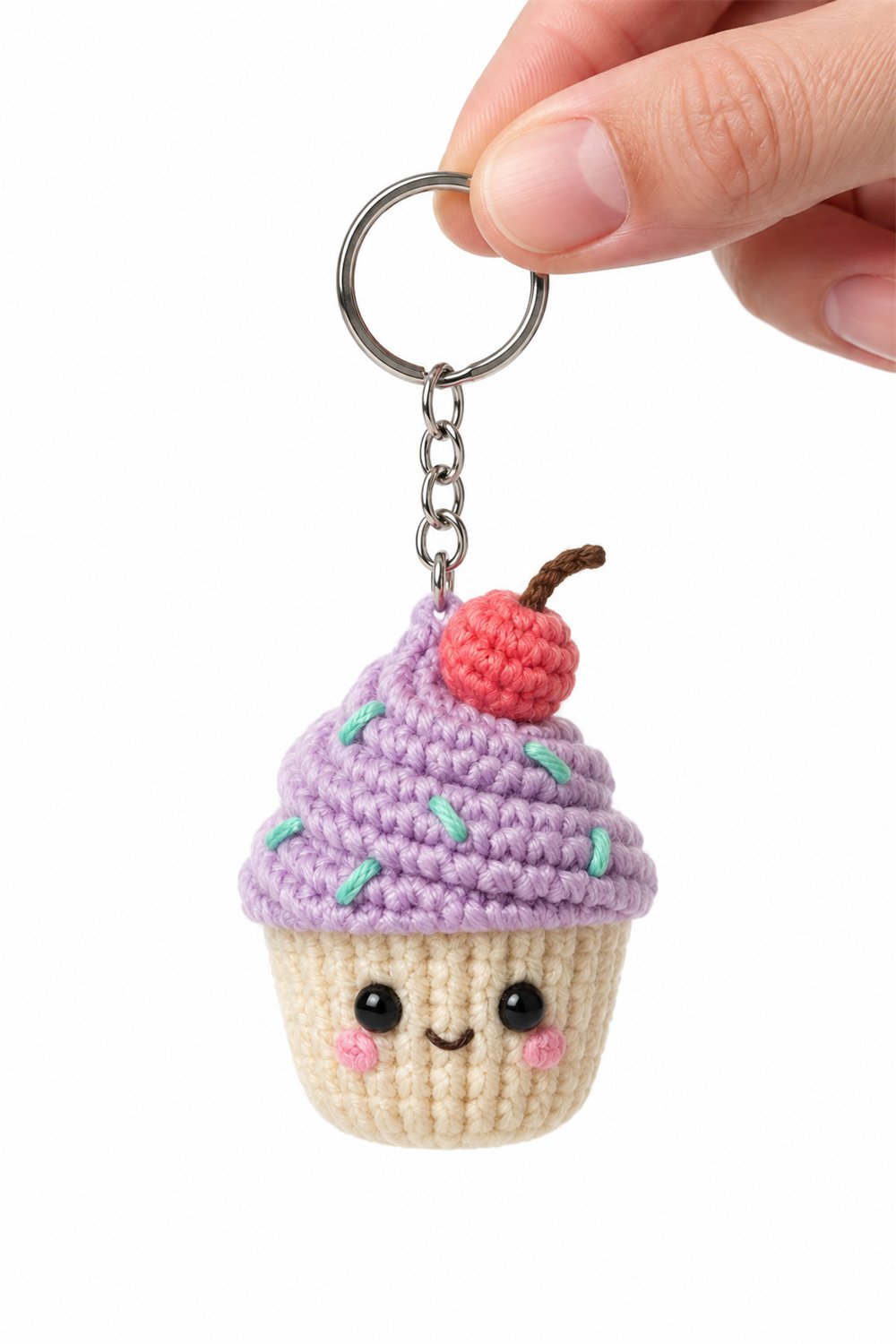 Amigurumi 787 Chaveiro Cupcake Lavanda Crochet Guide