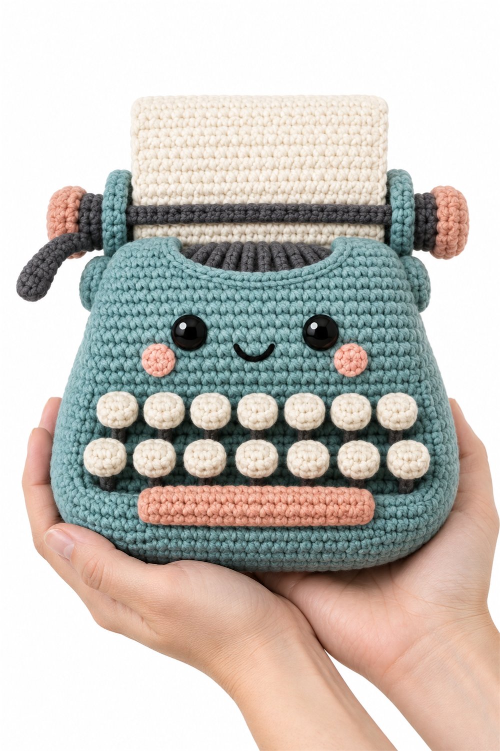 Amigurumi 798 Na Mao Maquina Escrever - Crochet Pattern