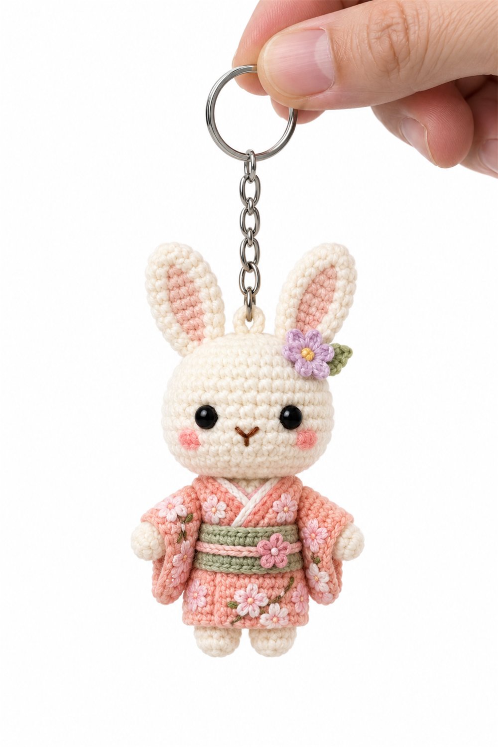 DIY Amigurumi 801 Chaveiro Coelho Cerejeira - Crochet Tutorial
