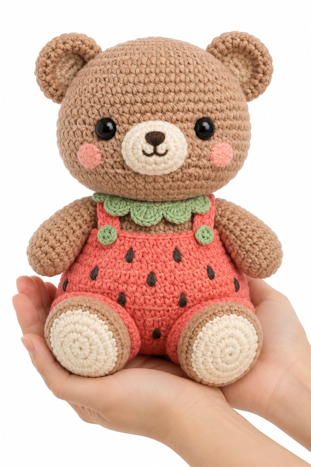 Amigurumi 804 Na Mao Urso Melancia - Easy Crochet