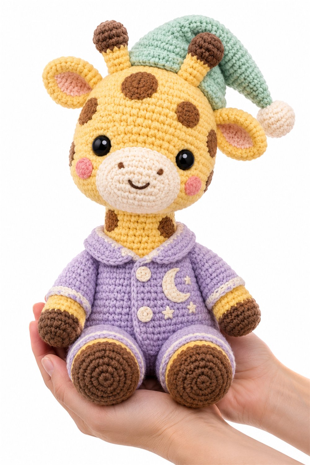 Crochet Amigurumi 812 Na Mao Girafa Pijama Luas - Pattern