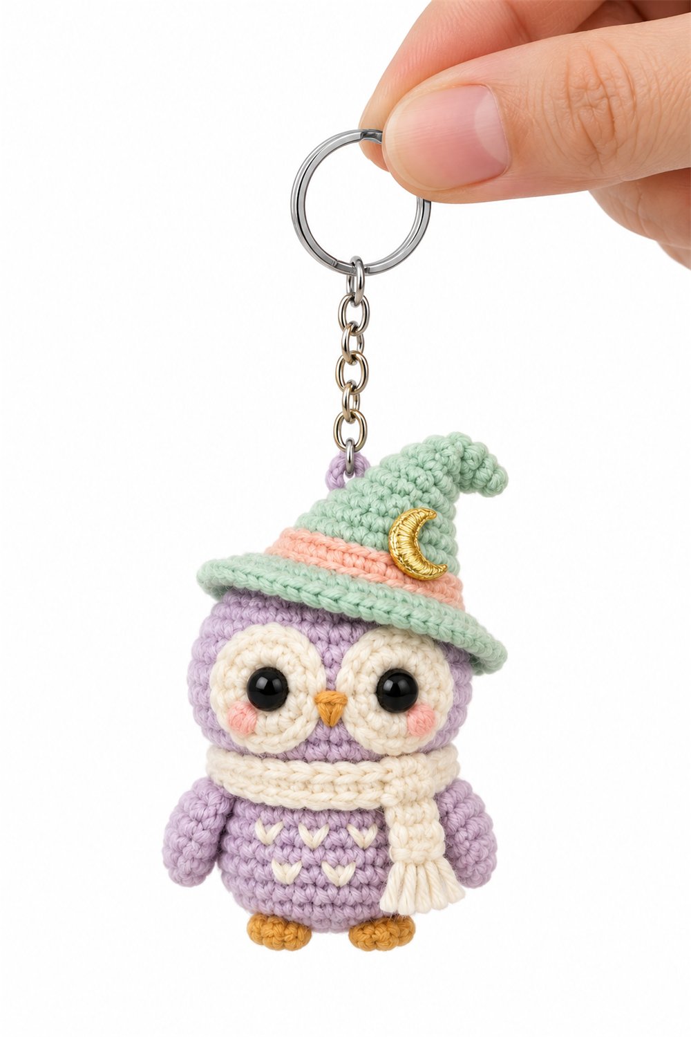 Amigurumi 815 Chaveiro Coruja Feiticeira - PDF Pattern