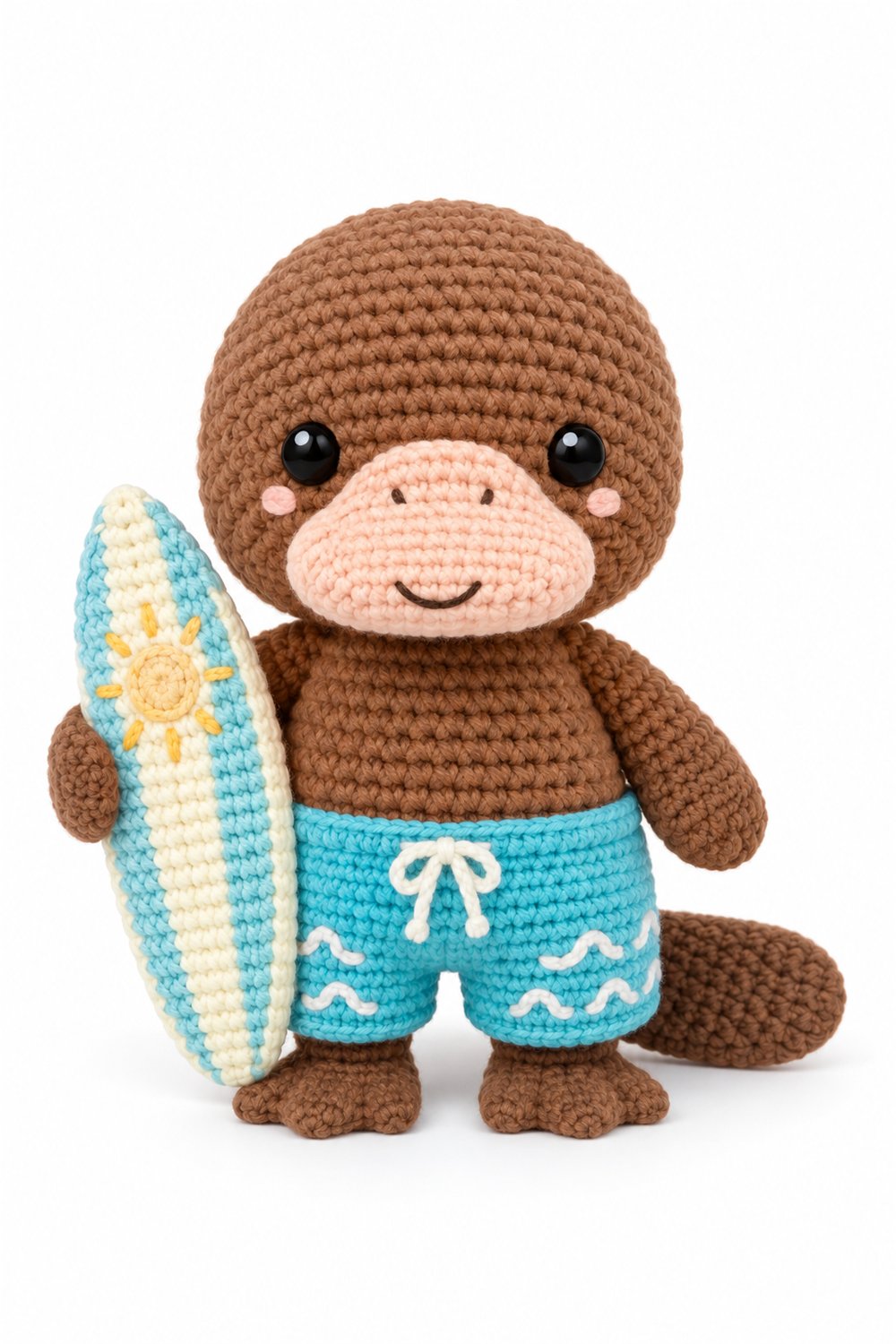 Amigurumi 82 Ornitorrinco Surfista - Handmade Pattern