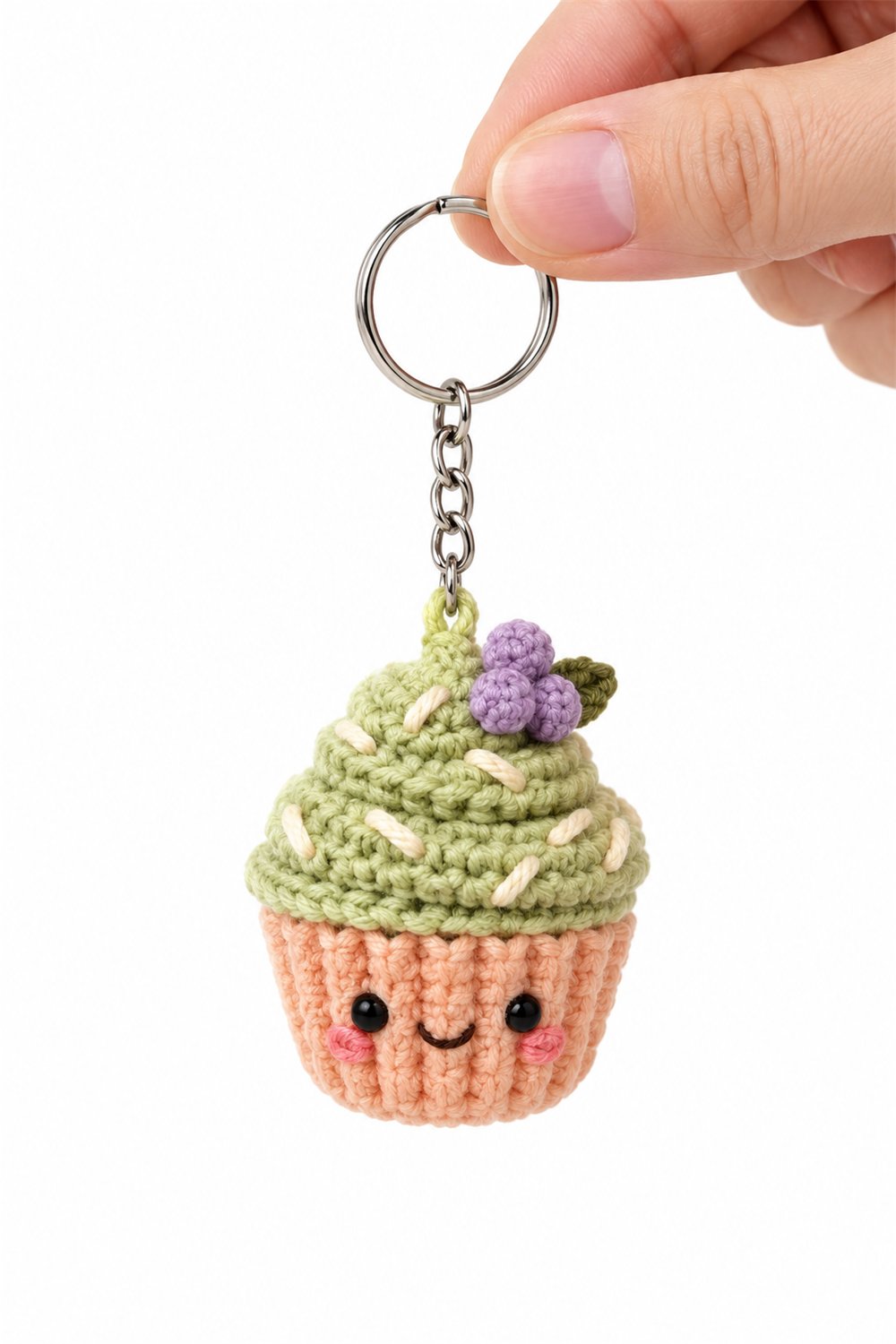 Amigurumi 837 Chaveiro Cupcake Pistache - Step by Step