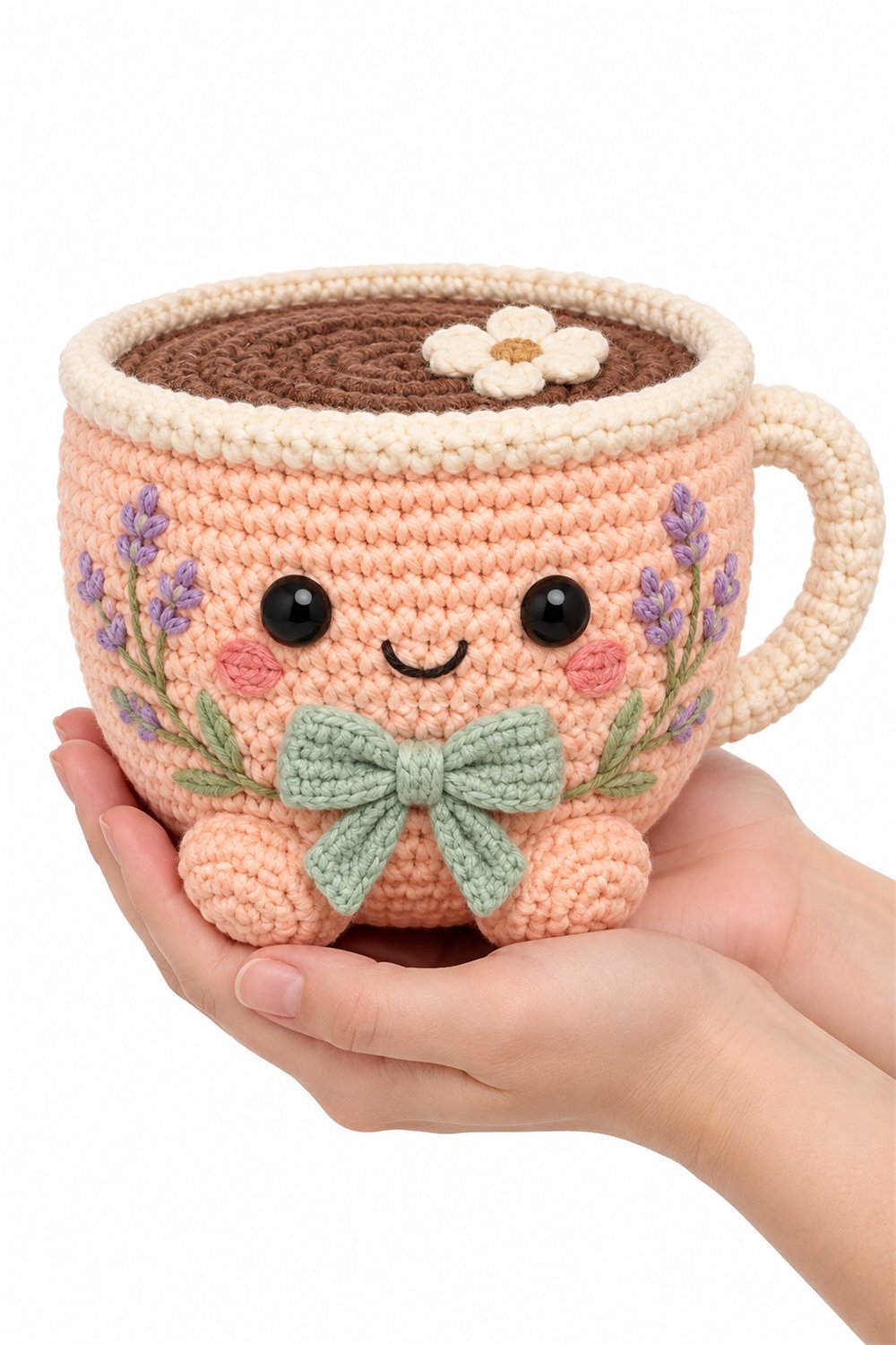 Amigurumi 844 Na Mao Xicarazinha Pessego - Amigurumi Pattern