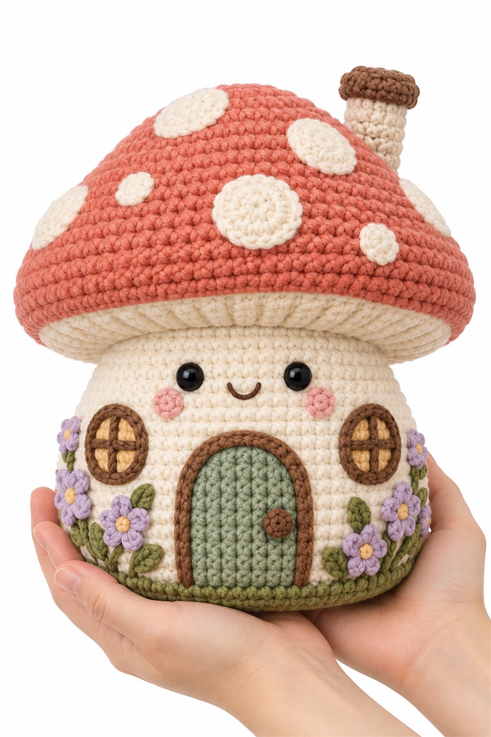 Amigurumi 850 Na Mao Casinha Cogumelo Crochet Guide