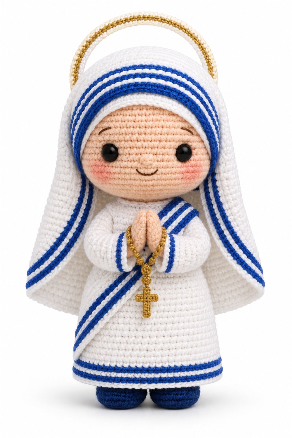 Amigurumi 851 Estilo Exemplos Freira Azul Oracao - PDF Pattern