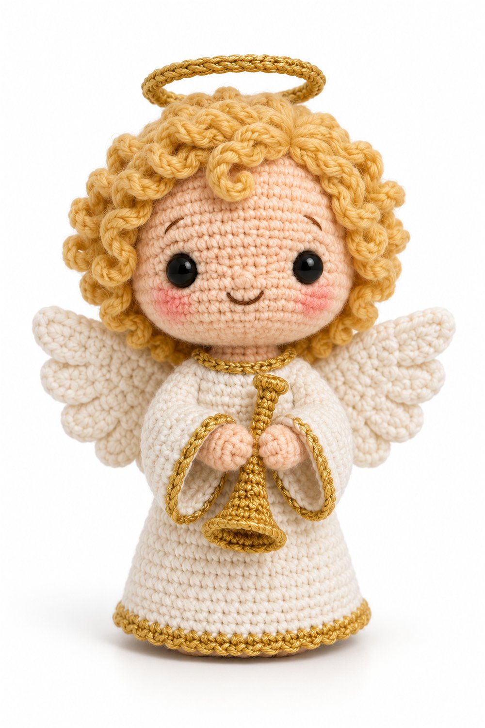 Crochet Amigurumi 867 Estilo Exemplos Anjo Trombeta - Pattern