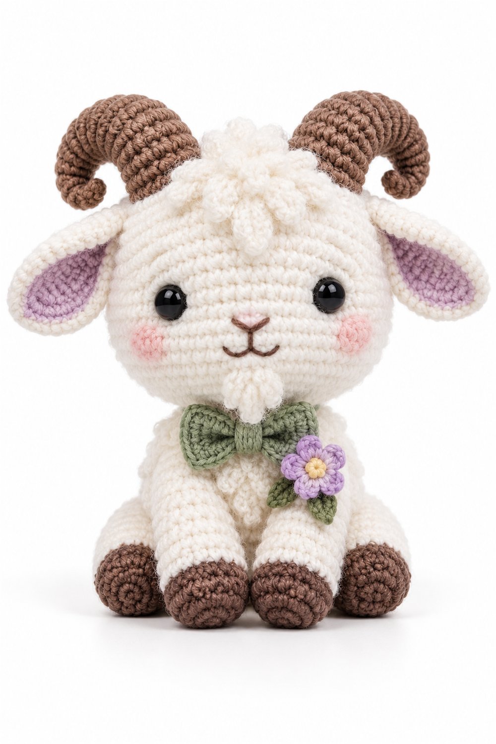DIY Amigurumi 883 Estilo Exemplos Cabritinho Lavanda - Crochet Tutorial