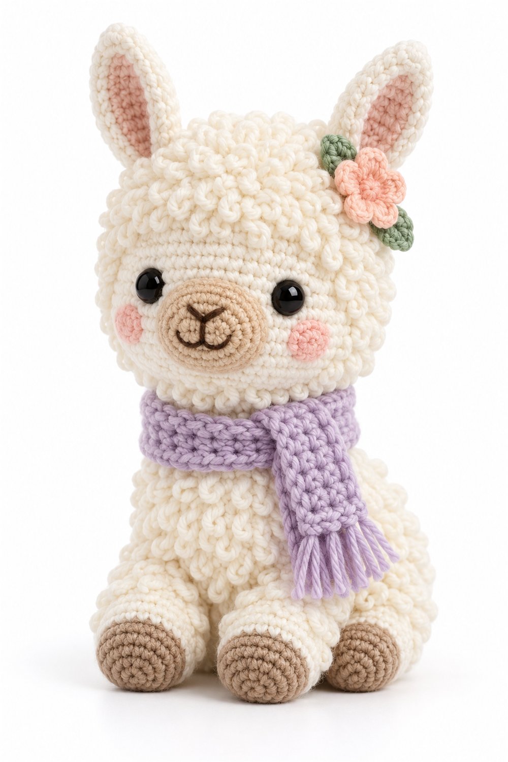 Crochet Amigurumi 885 Estilo Exemplos Alpaca Cachecol - Pattern