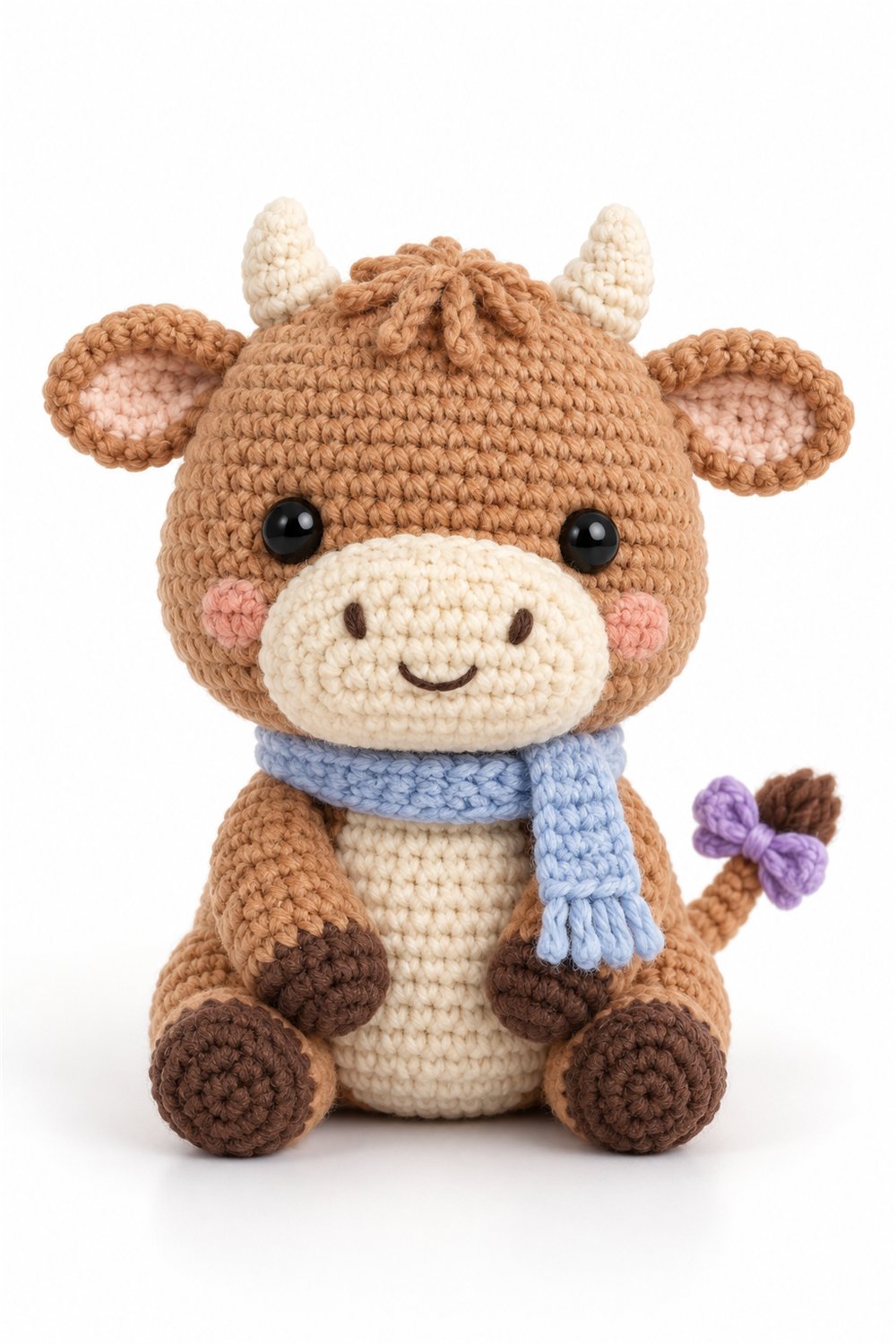 Amigurumi 888 Estilo Exemplos Bezerrinho Cachecol - PDF Pattern