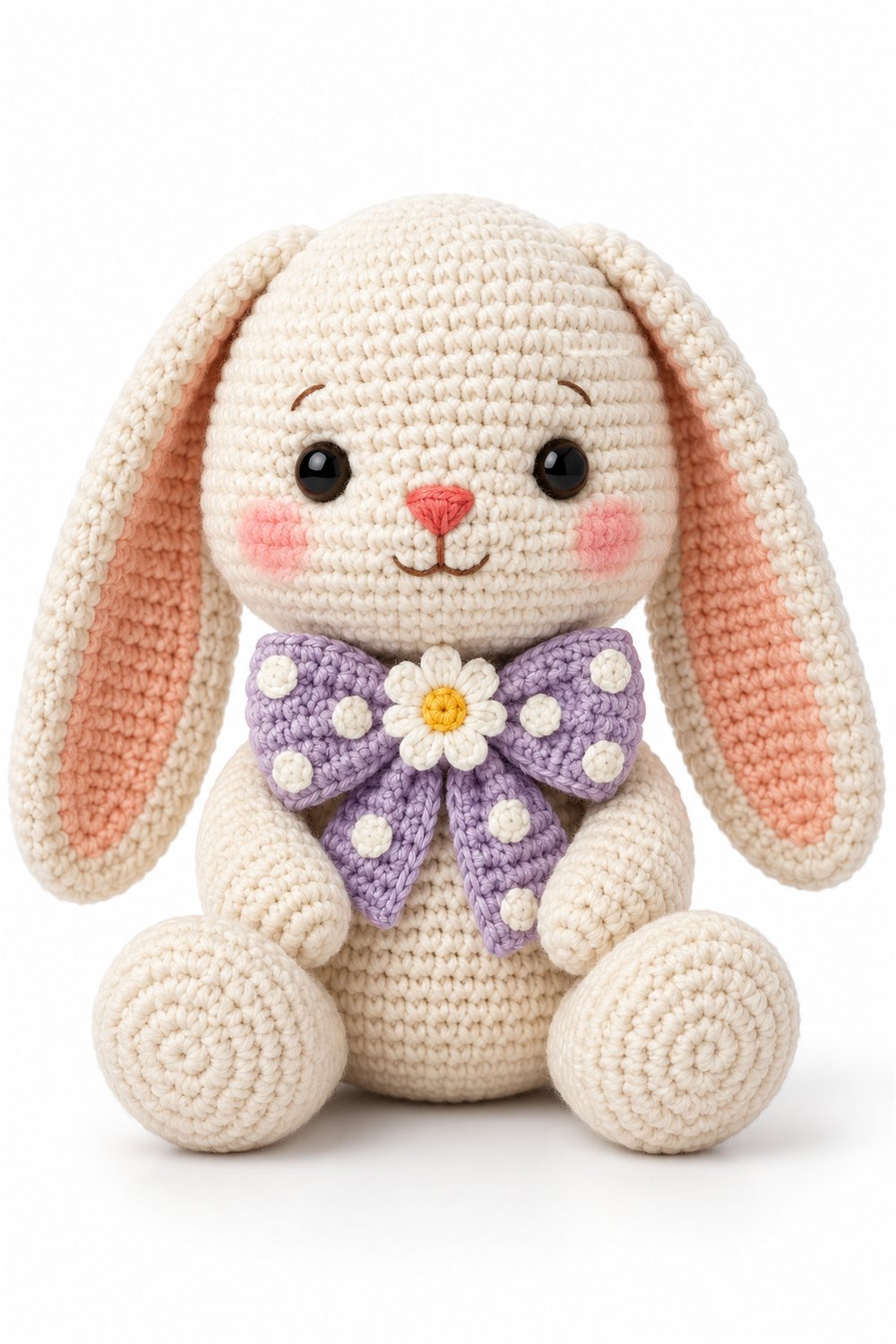 Amigurumi 889 Estilo Exemplos Coelho Laco Margarida - Crochet Pattern