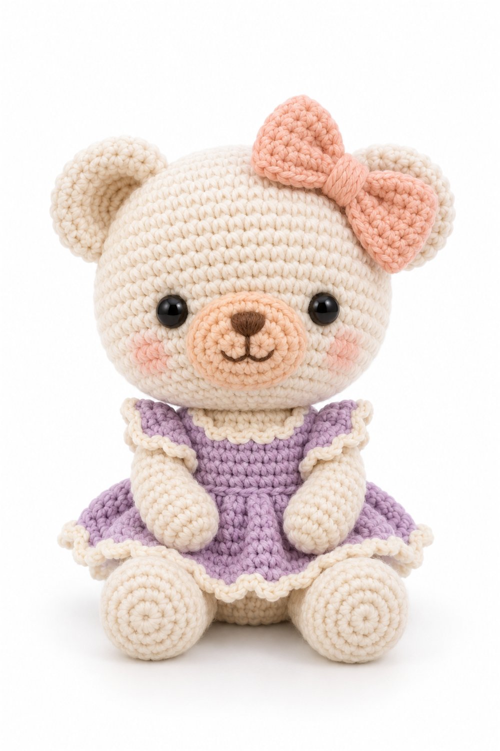 DIY Amigurumi 892 Estilo Exemplos Urso Lavanda Boneca - Crochet Tutorial
