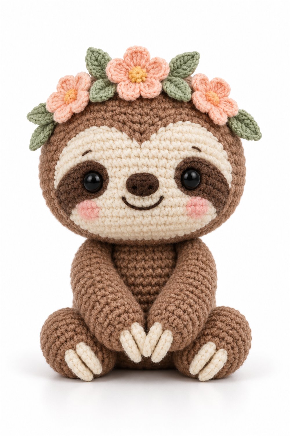 DIY Amigurumi 901 Estilo Exemplos Preguica Flores - Crochet Tutorial