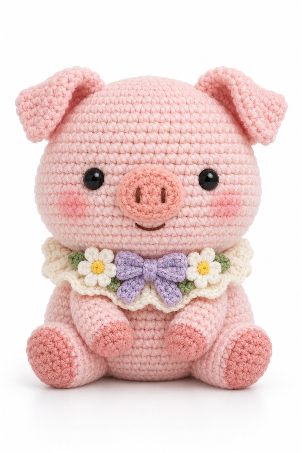 Amigurumi 906 Estilo Exemplos Porquinho Margaridas - PDF Pattern