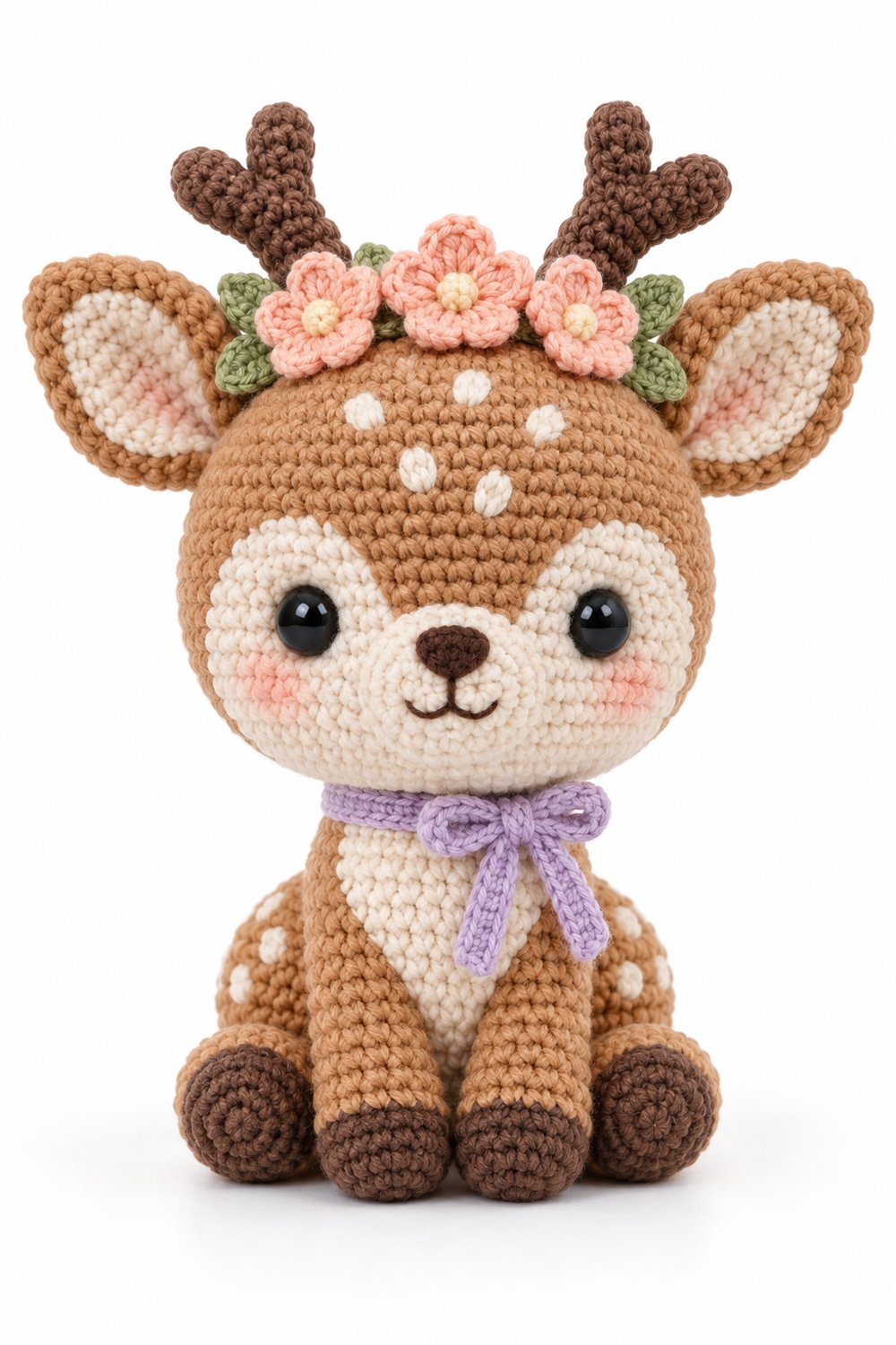 Amigurumi 907 Estilo Exemplos Cervo Florido - Crochet Pattern