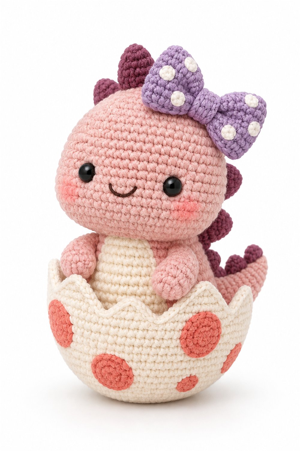 Amigurumi 932 Estilo Exemplos Dinossauro Laco Ovo Crochet Guide