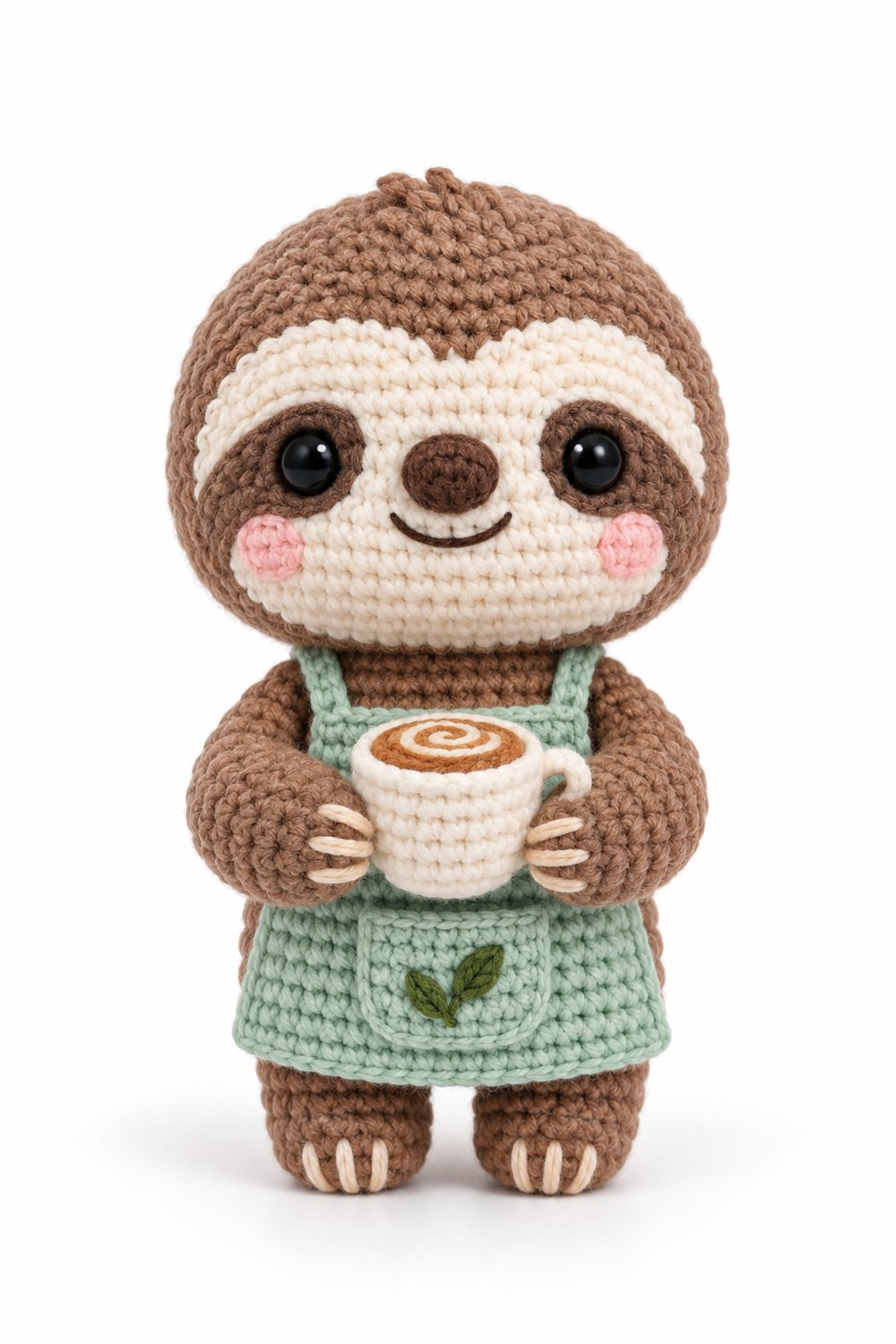 Amigurumi 960 Aleatorios Fofos Preguica Cafe - PDF Pattern
