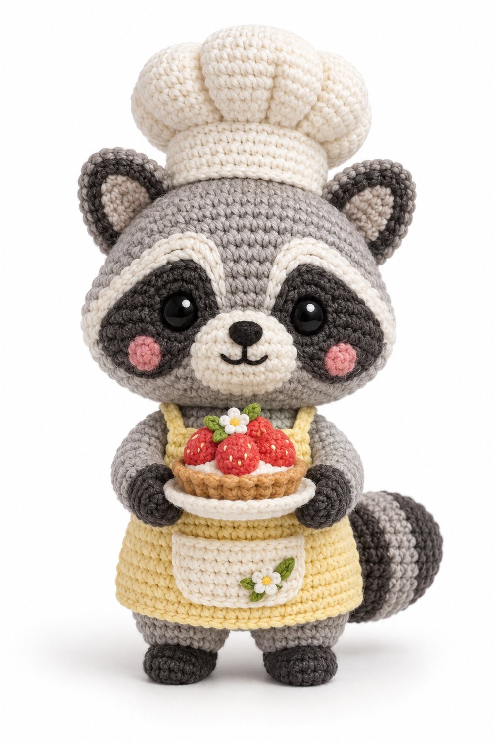 DIY Amigurumi 965 Aleatorios Fofos Guaxinim Chef - Crochet Tutorial
