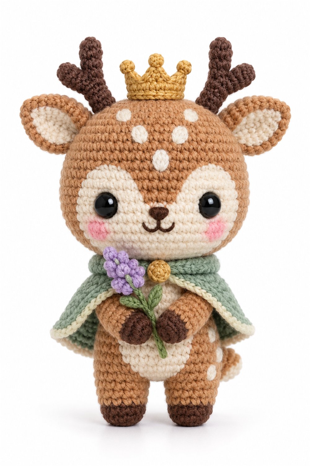 Amigurumi 966 Aleatorios Fofos Cervo Principe - Handmade Pattern