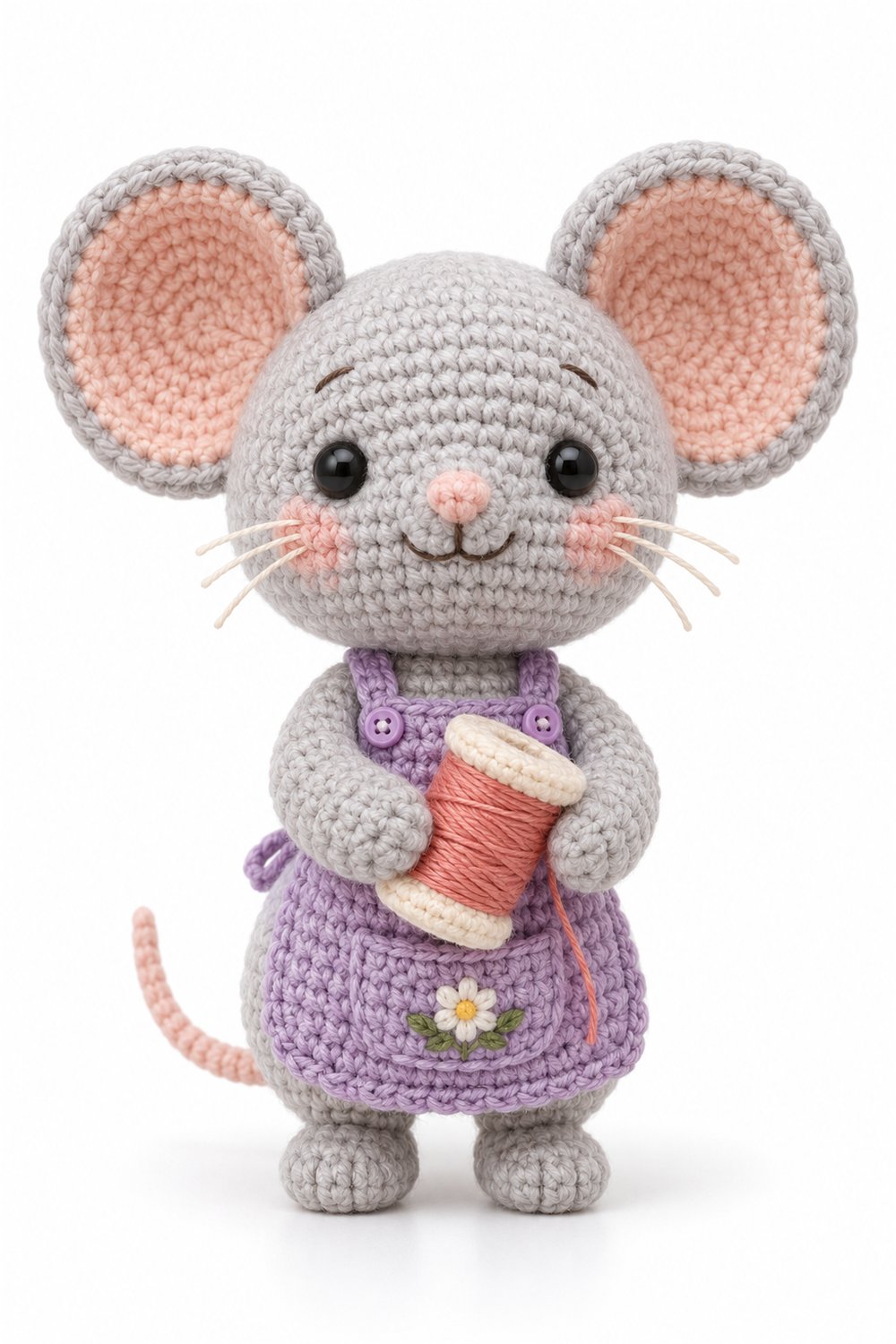 Crochet Amigurumi 967 Aleatorios Fofos Ratinho Costureiro - Pattern