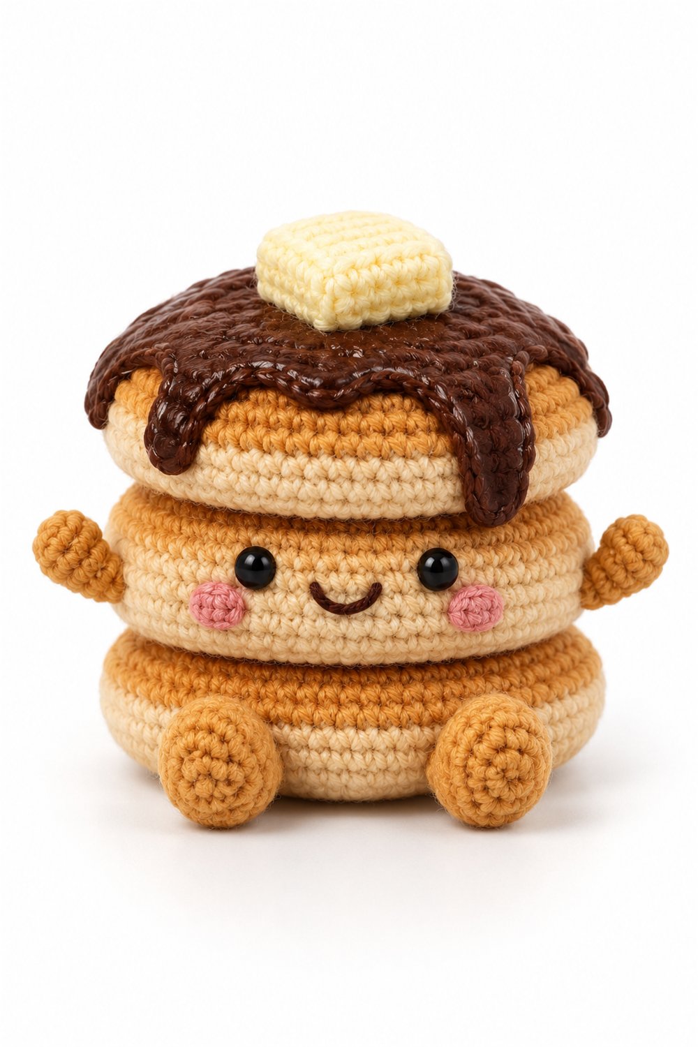 Amigurumi 980 Aleatorios Fofos Panqueca Mel - Amigurumi Pattern