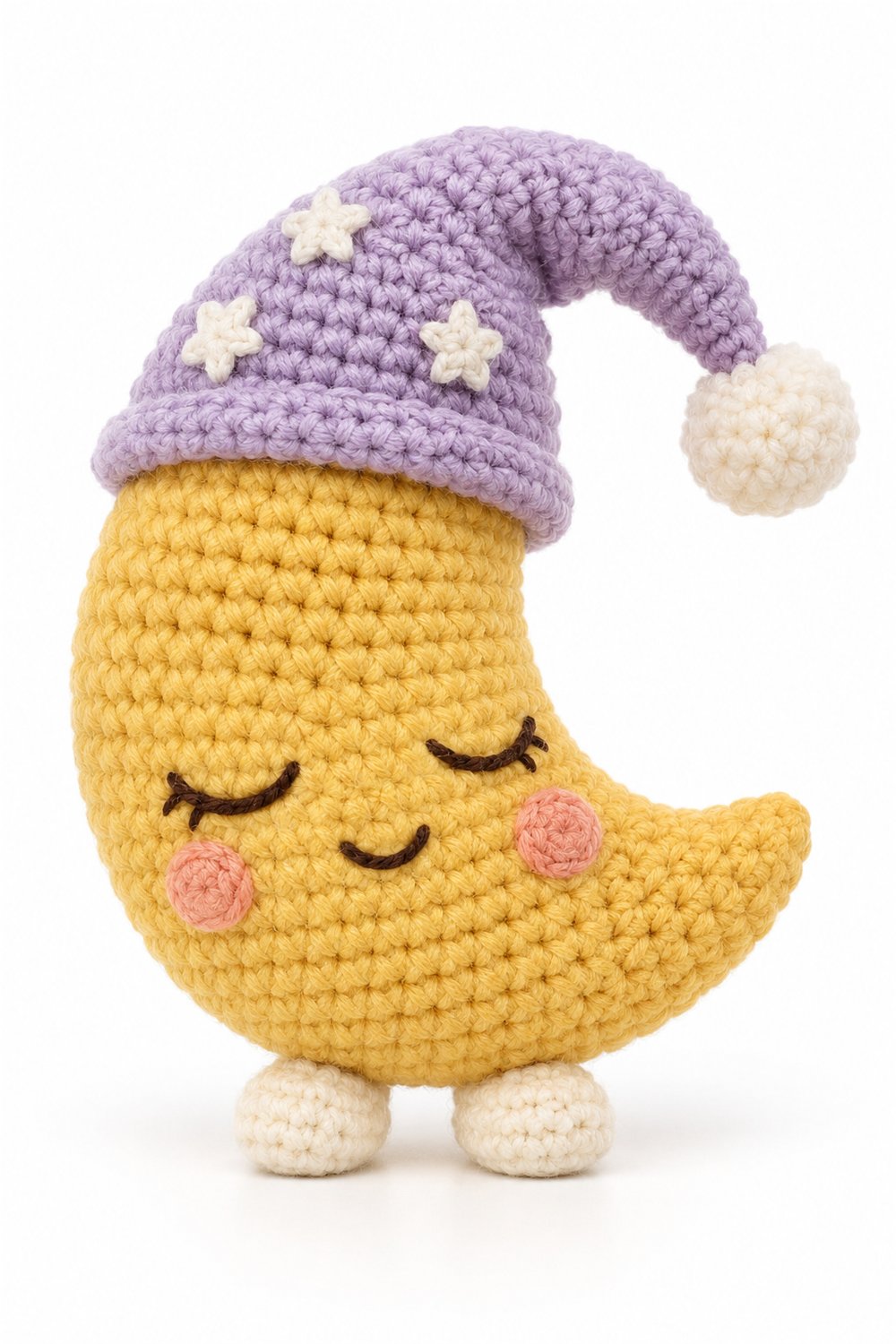 How to Crochet Amigurumi 990 Aleatorios Fofos Bolacha Lua