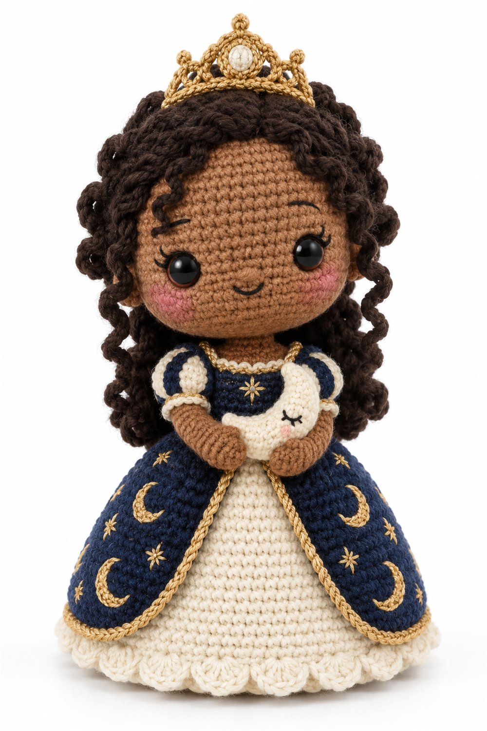 Amigurumi 996 Aleatorios Fofos Princesa Lua Crochet Guide