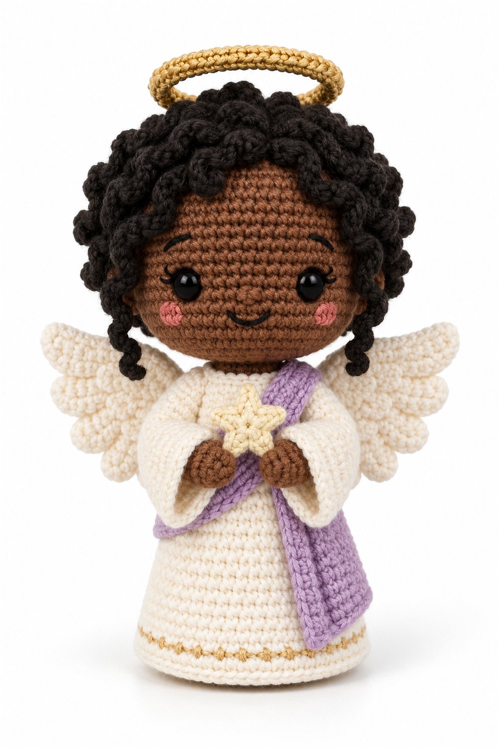 How to Crochet Angel With Stars