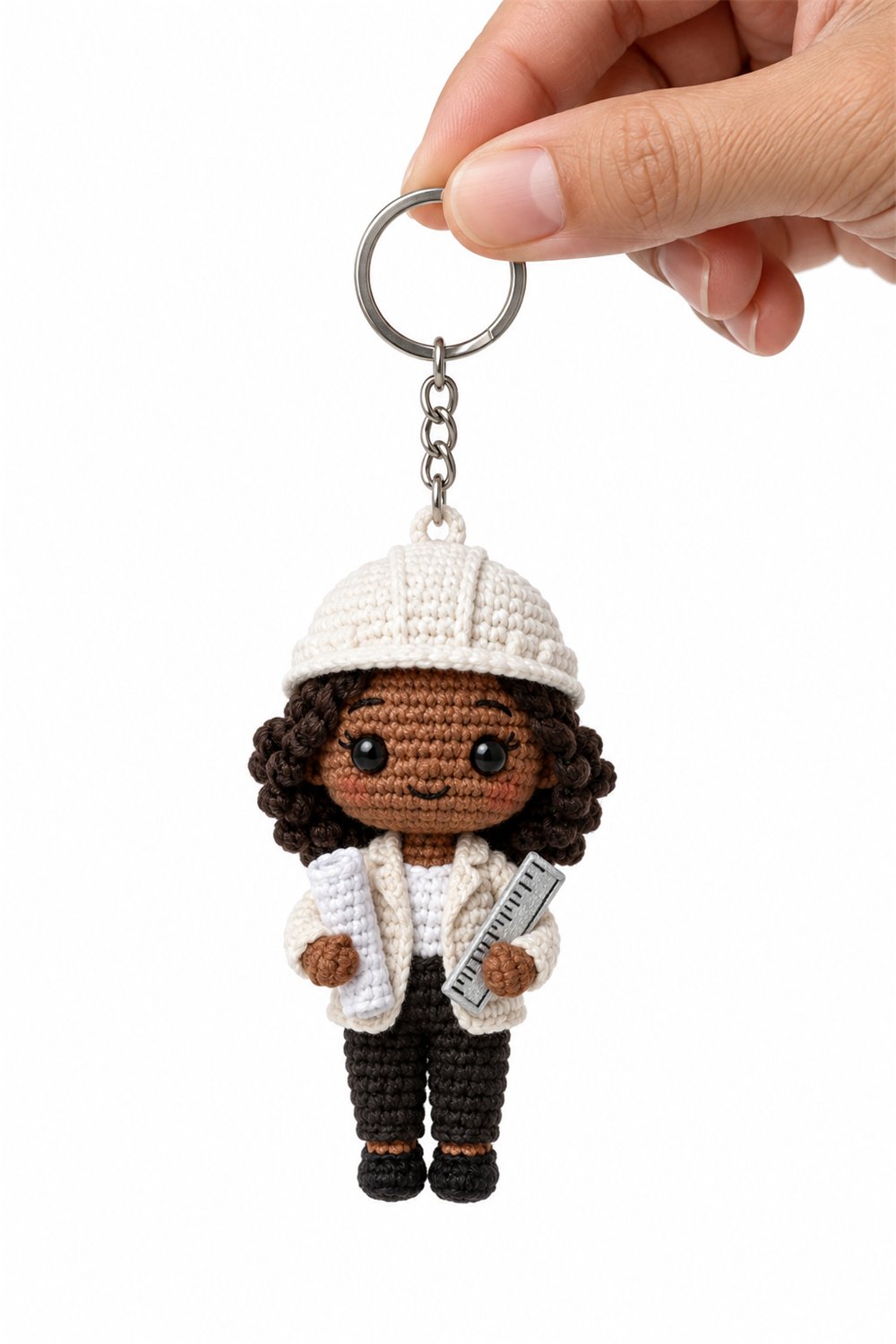 Architect Keychain - Easy Crochet