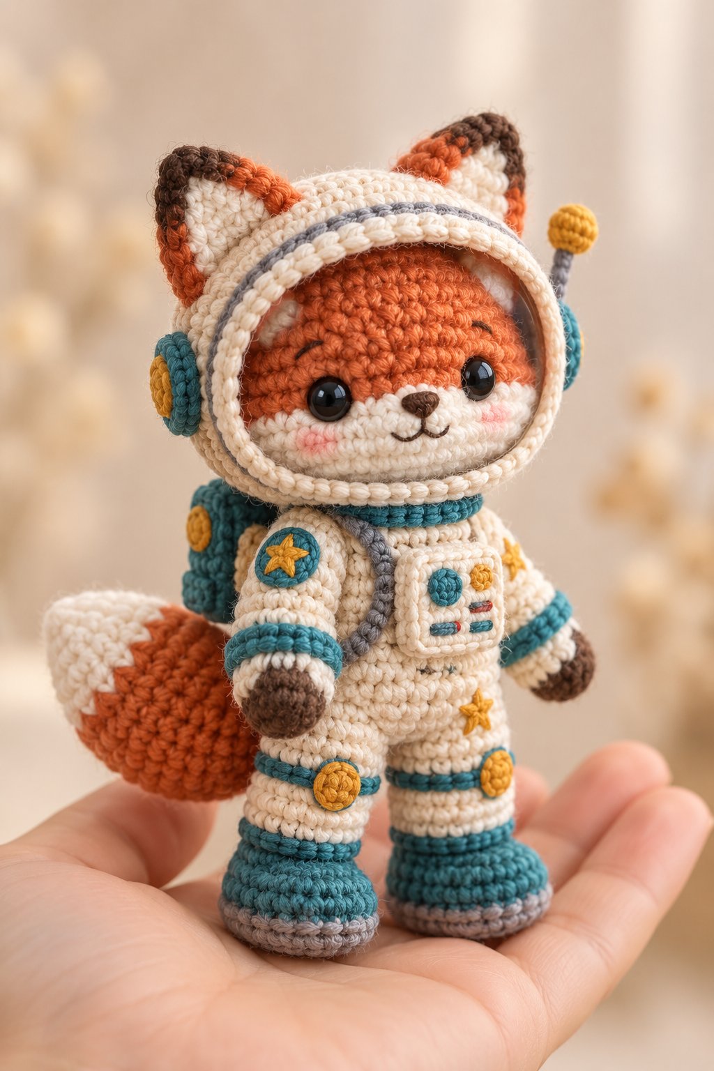 Astronaut Fox - Handmade Pattern