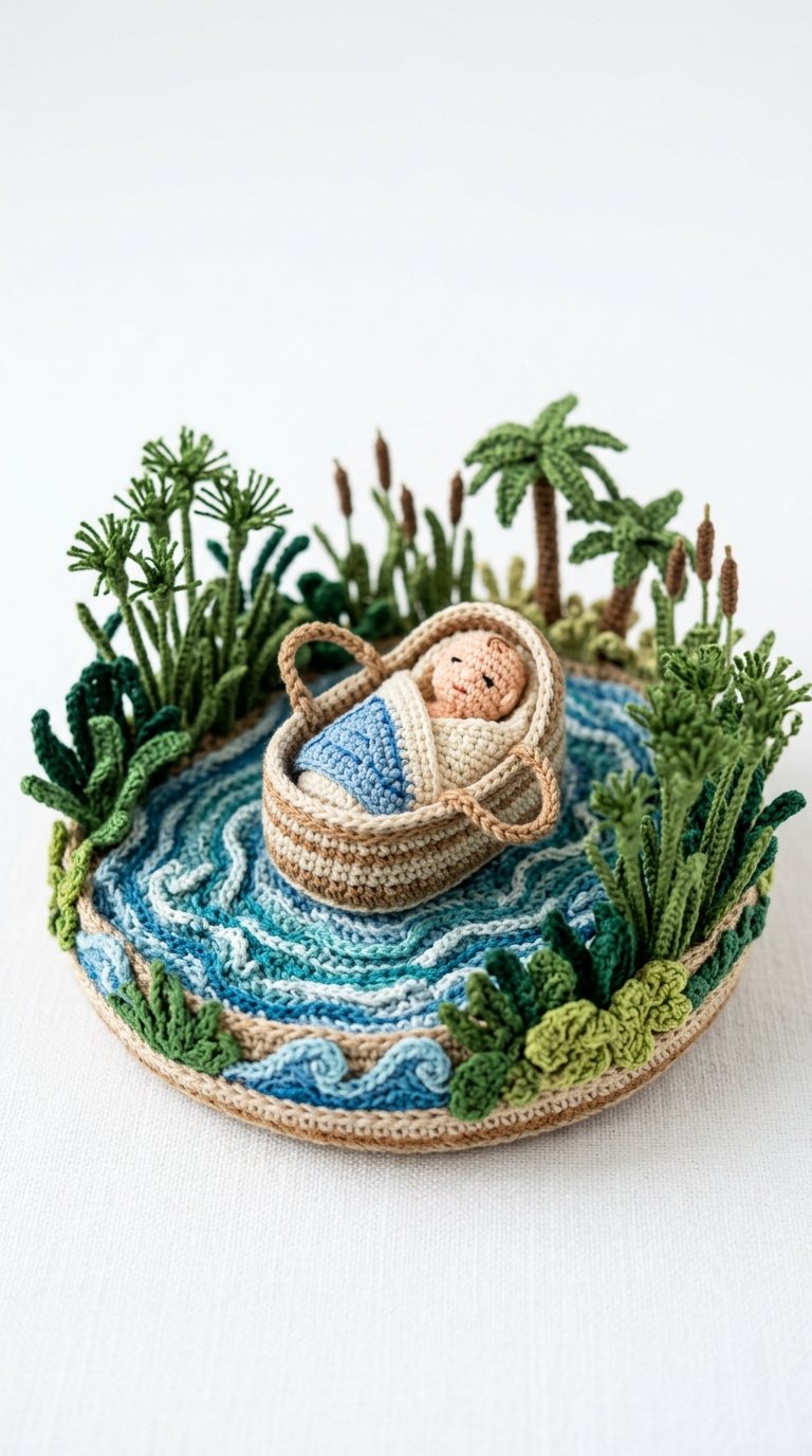 Baby Moses Crochet Miniature Dio - Free Crochet Pattern