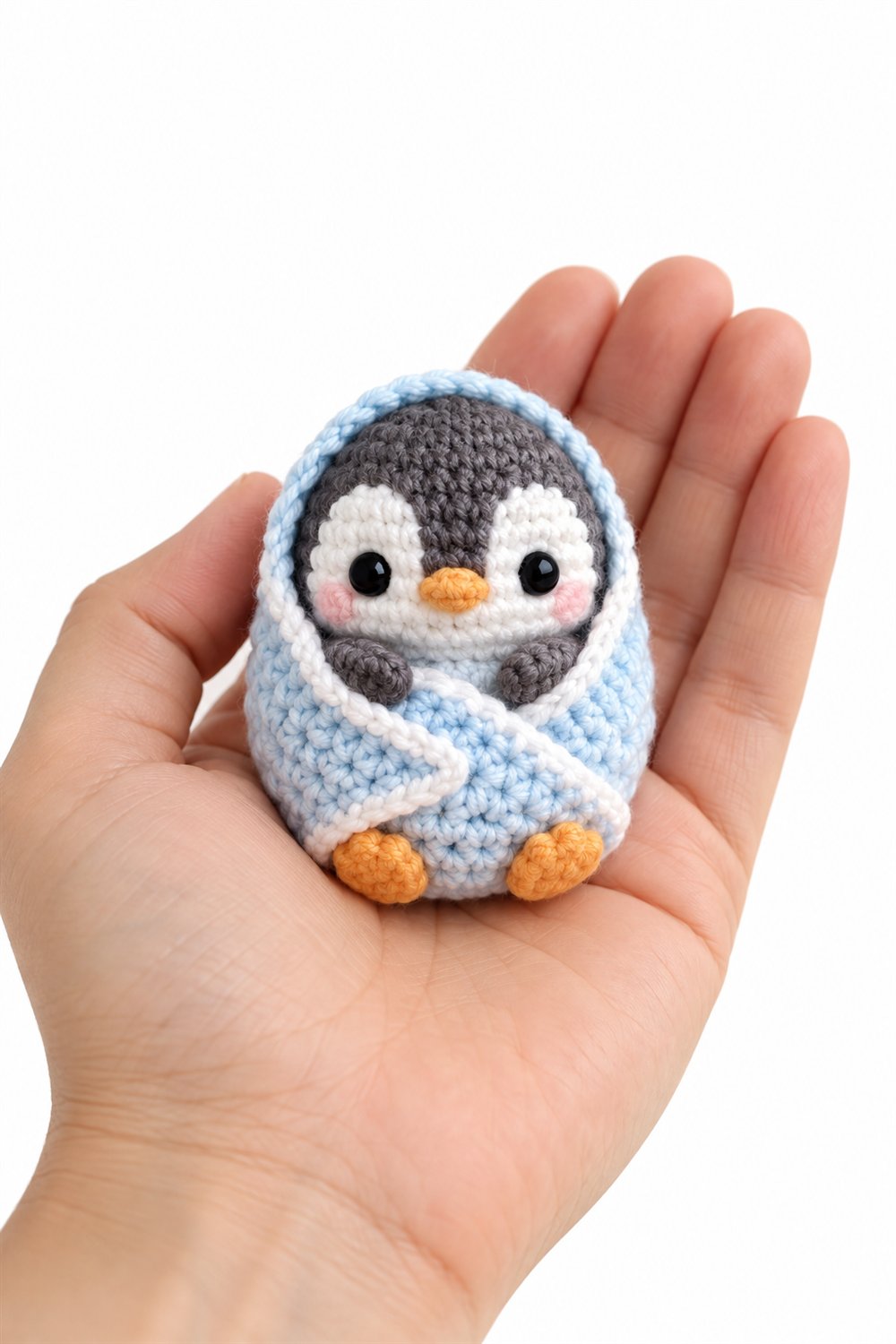 Baby Penguin In Blanket Crochet Guide