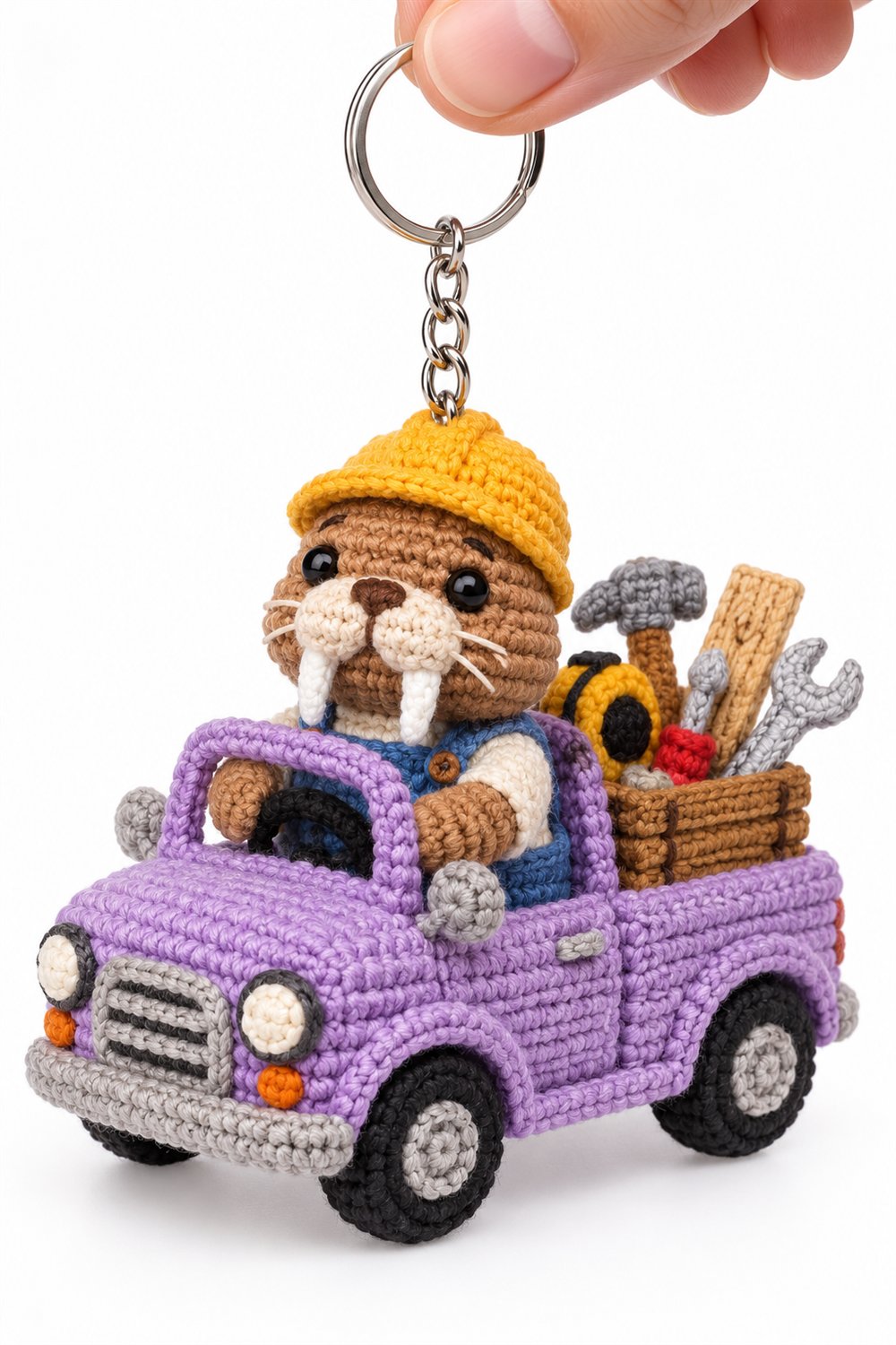 Crochet Baby Walrus Carpenter In Lilac Pickup - Pattern