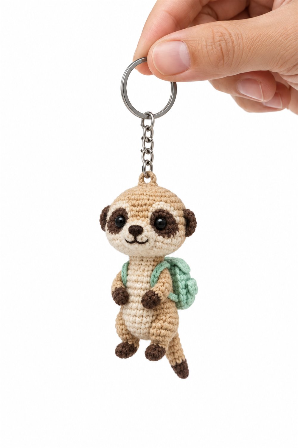 Backpack Meerkat Keychain - PDF Pattern