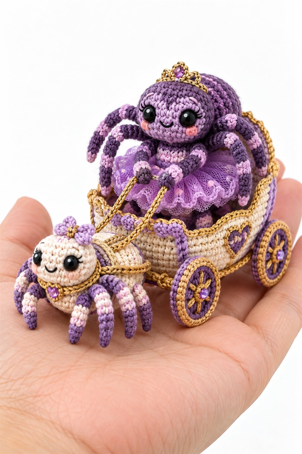 DIY Ballerina Spider With Violet Tutu - Crochet Tutorial
