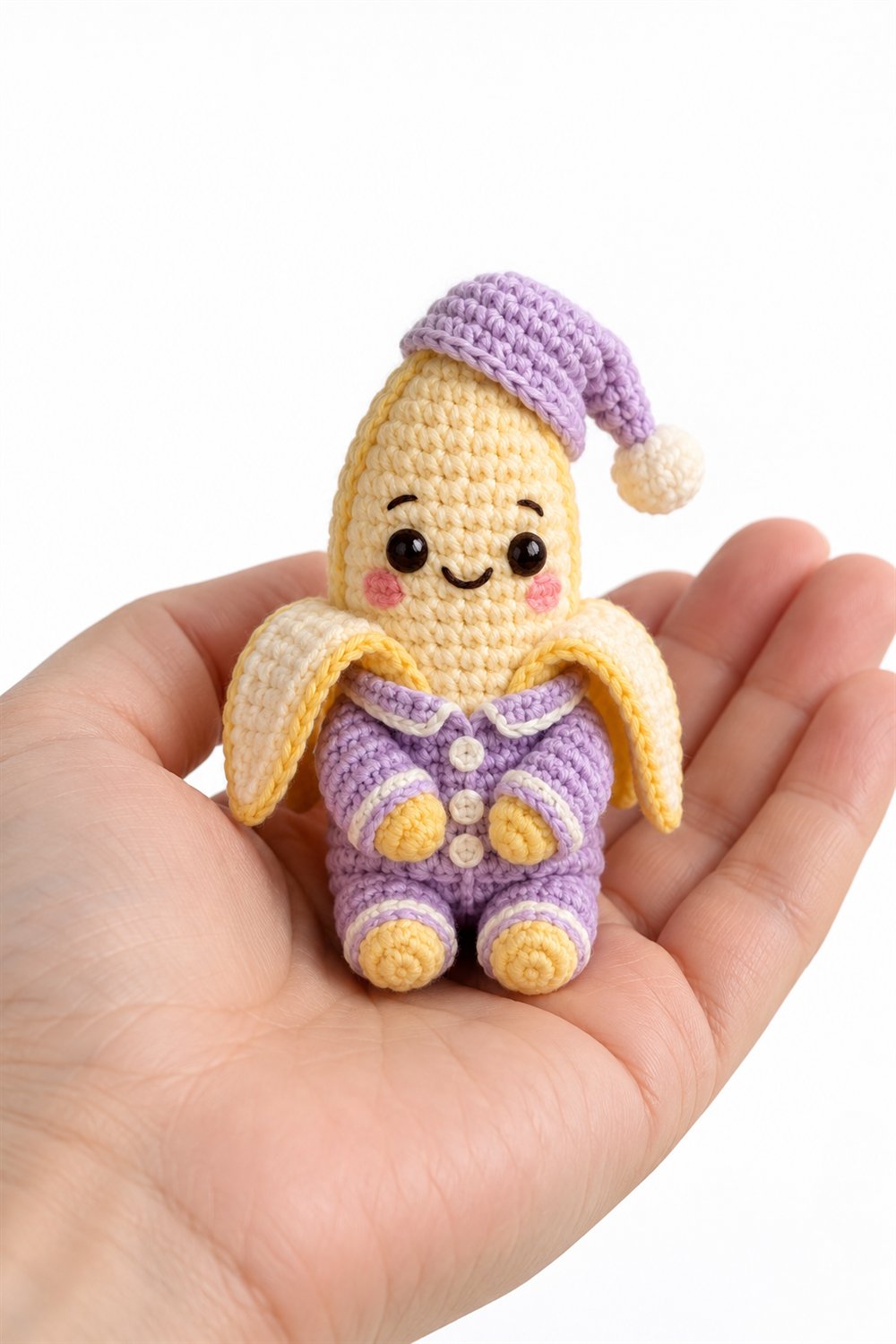 Banana In Lilac Pajamas - Crochet Pattern
