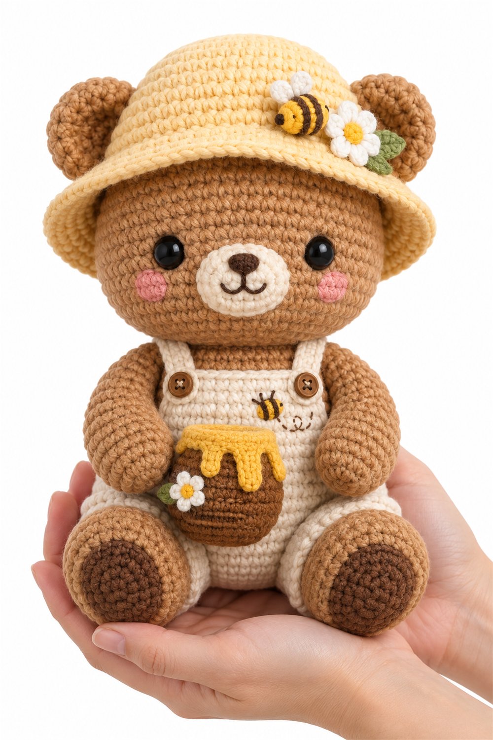 How to Crochet Beekeeper Bear