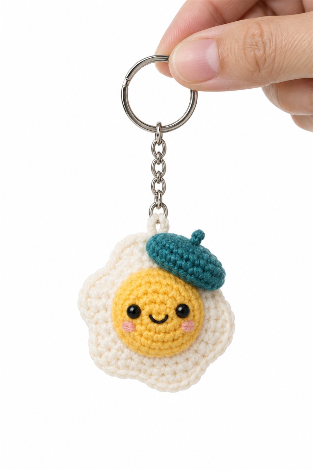 How to Crochet Beret Egg Keychain