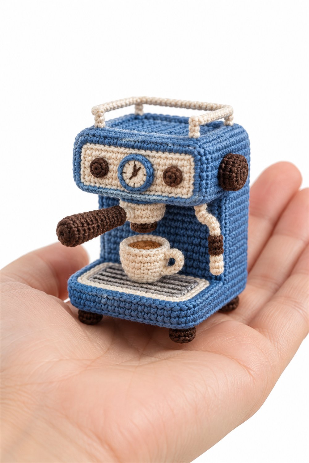 Blue Espresso Coffee Machine - PDF Pattern