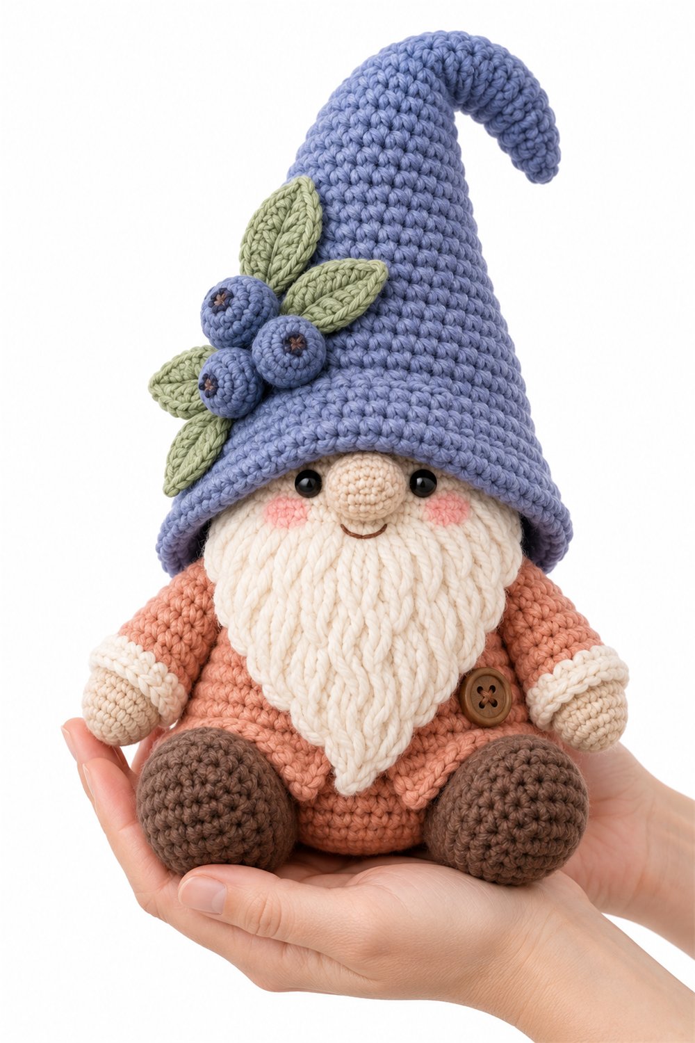 Crochet Blueberry Gnome 2 - Pattern