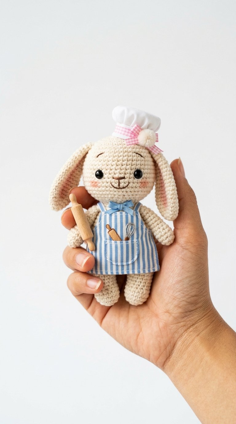 Bunny Baker Crochet Amigurumi - Free Crochet Pattern
