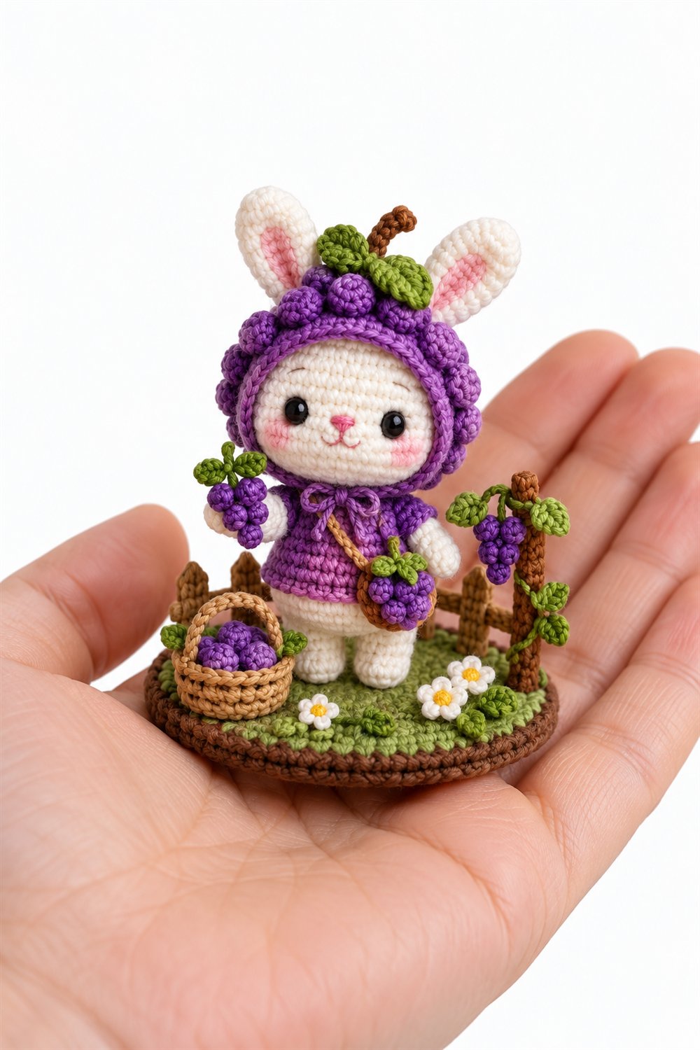 Bunny With Grape Hood - Step by Step