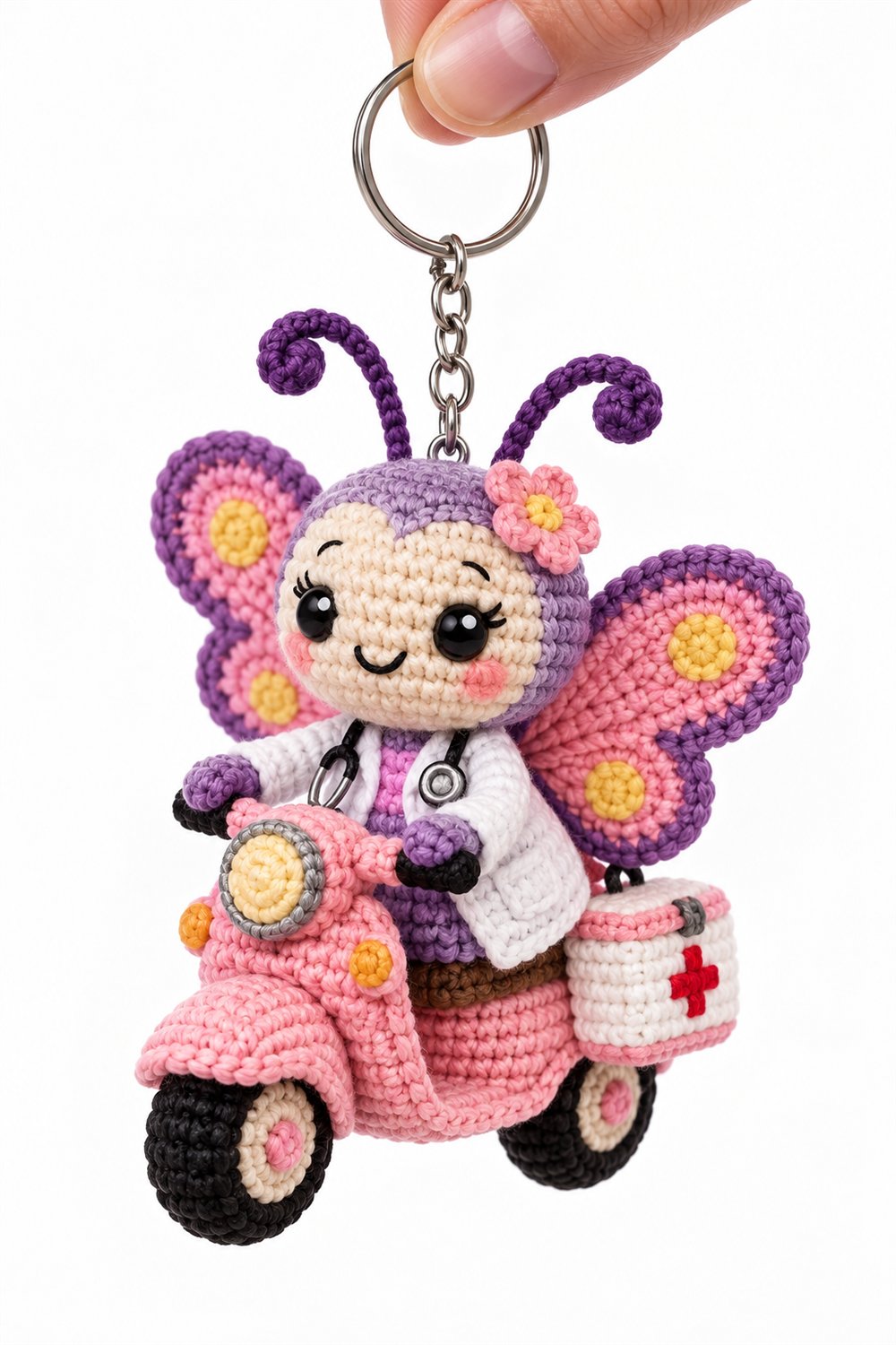 Butterfly Doctor With White Coat Crochet Guide