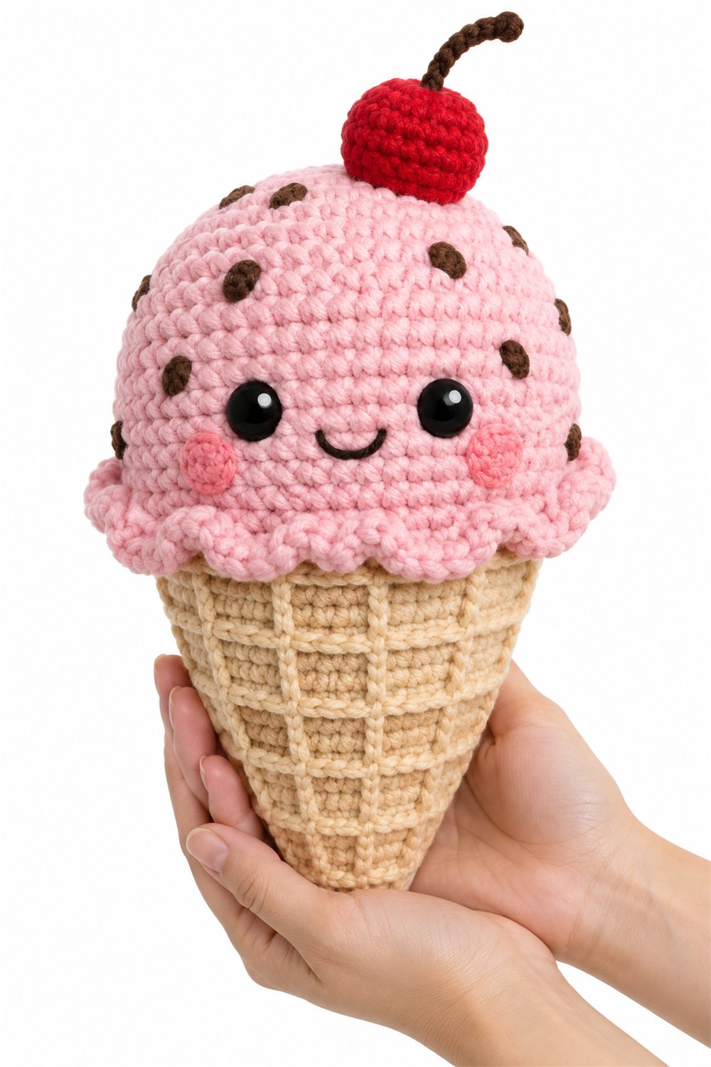 Cherry Ice Cream - Amigurumi Pattern