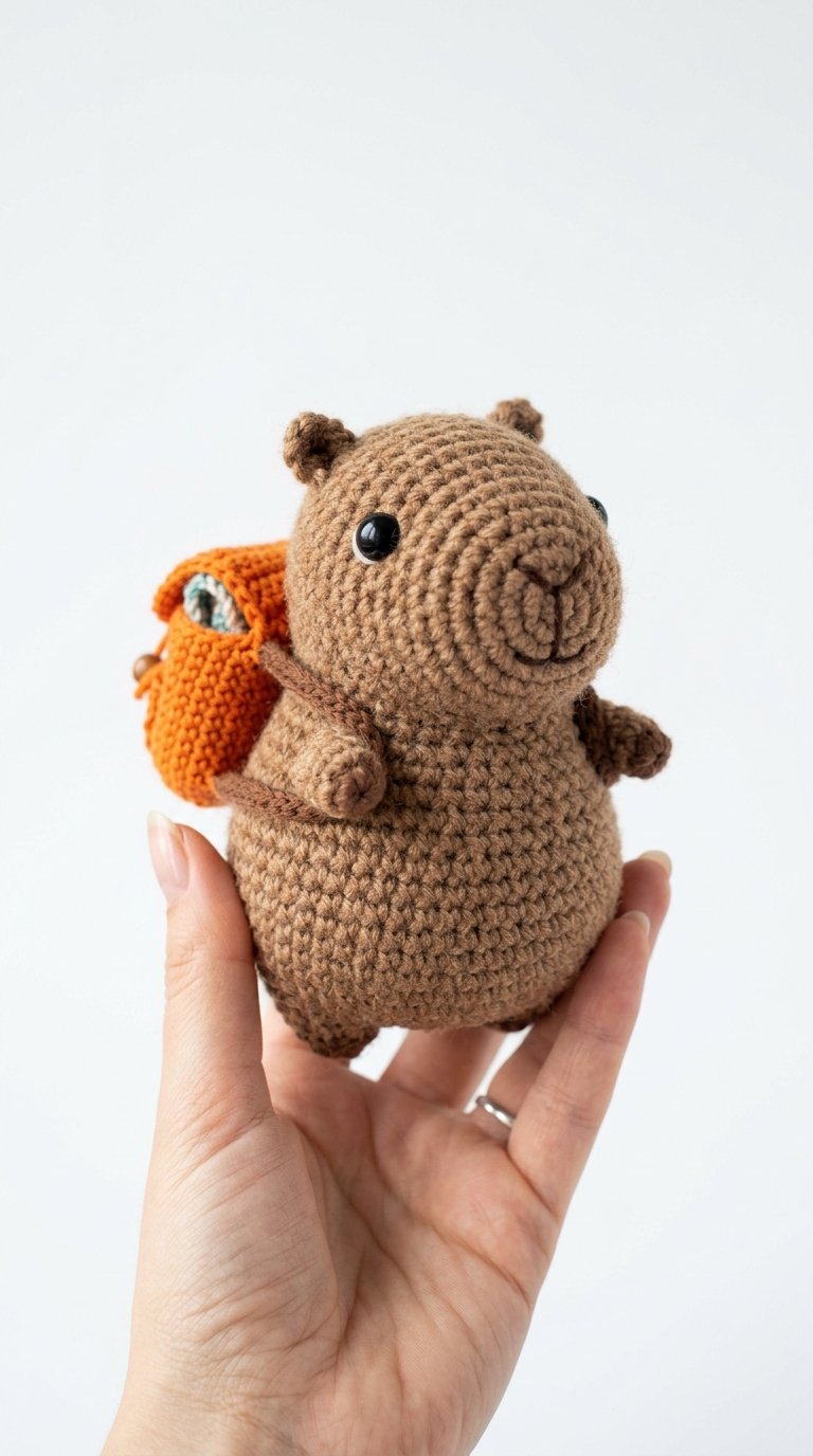 Chubby Capybara Crochet Amigurumi Crochet Guide