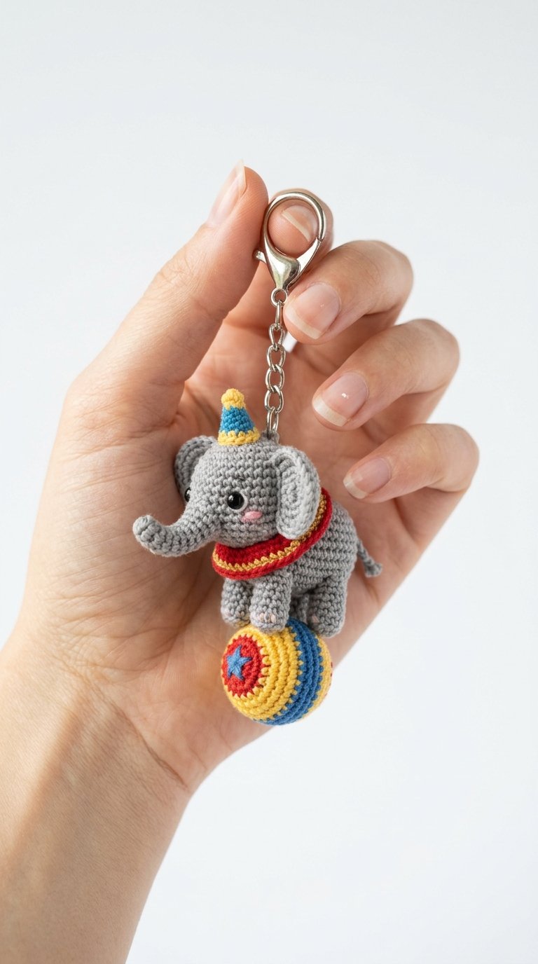 Circus Elephant Balancing On Ball - Step by Step