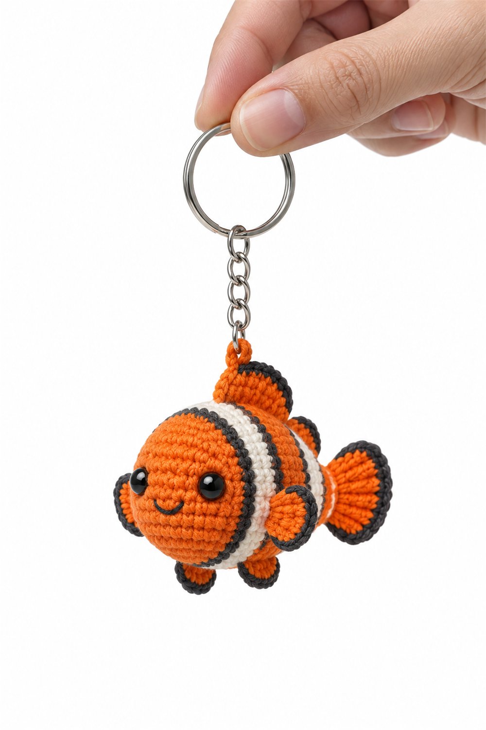 Clownfish Keychain - Amigurumi Pattern