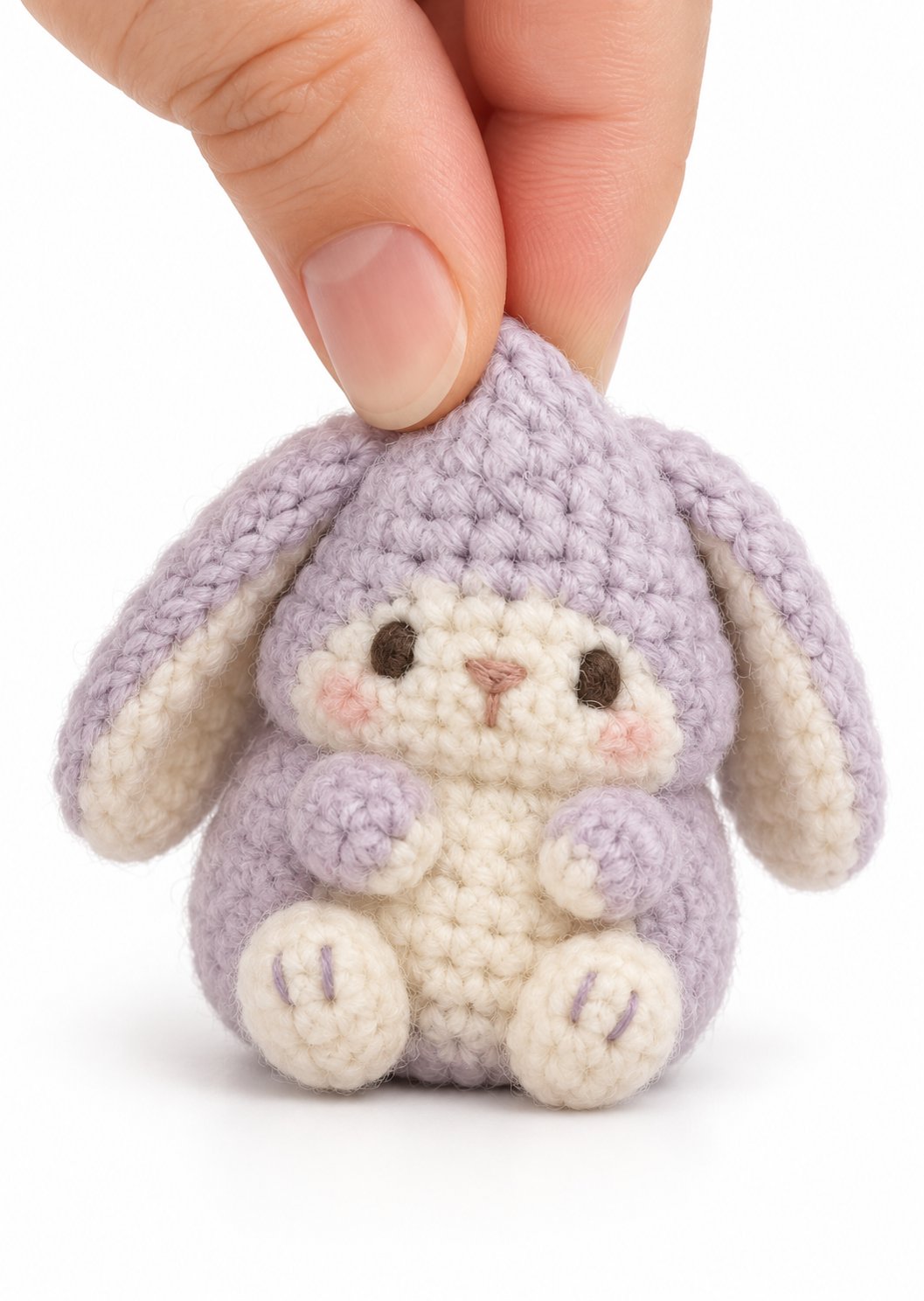 DIY Coelhinholilsdecrochsuavementeapertado 2 - Crochet Tutorial
